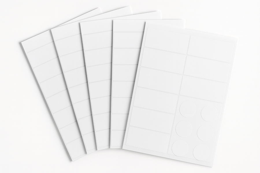 Tiskové etikety v arších (A4)